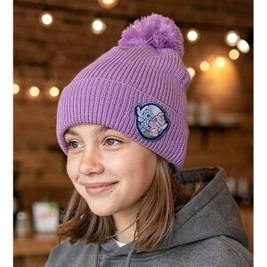 Disney Stitch & Angel 2pc Kids' One Size Winter Beanie Hat and Gloves Set NWT